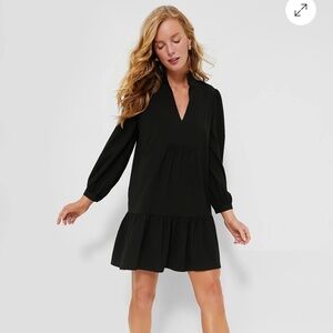 Black Crepe Dress Size XL